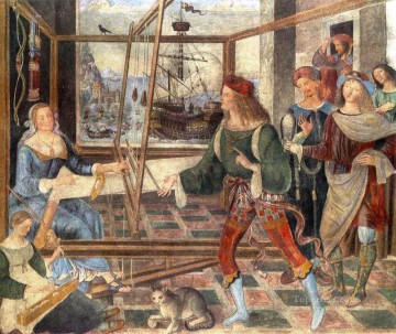 El regreso de Odiseo Renacimiento Pinturicchio Pinturas al óleo